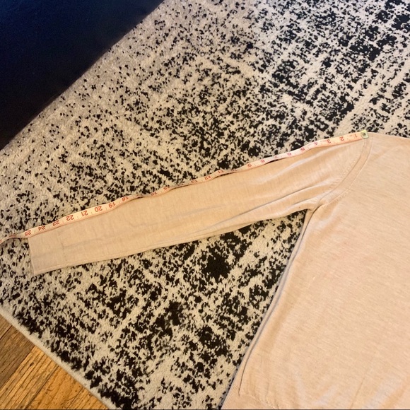 100% Merino Wool Sweater, Sz Medium, Tan Only - Picture 6 of 9